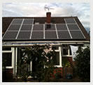 Kingswinford bungalow with 4kw solar panel instalation